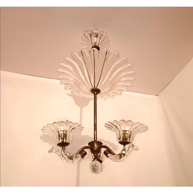 A uniquely fantastic item of glass art decor, created in the legendary "barovier i tosso-murano" workshops in the 1930's,...