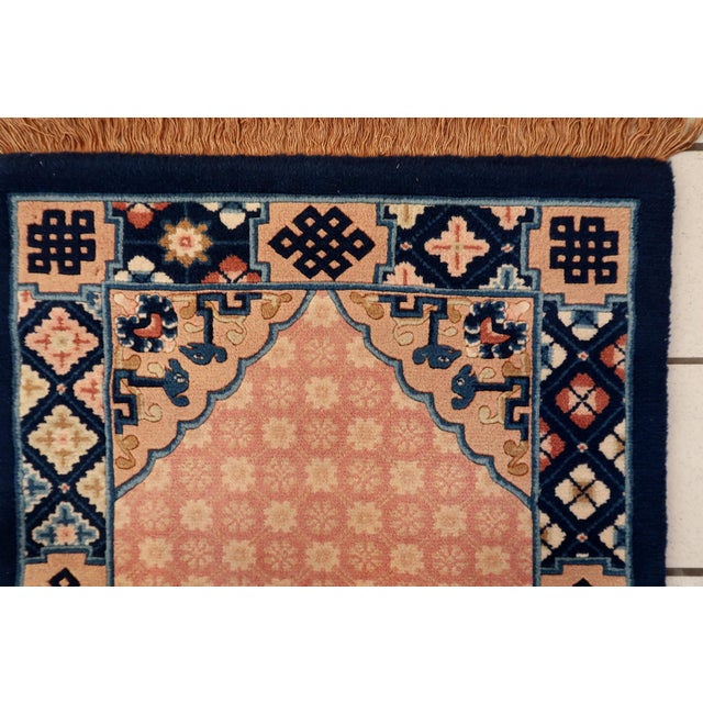 1930s, Antique Chinese Art Deco Rug 2 X 4' For Sale - Image 9 of 12
