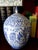 1990s Vintage Bombay Company Blue White Phoenix Ginger Jar | Lidded Chinoiserie For Sale - Image 5 of 5