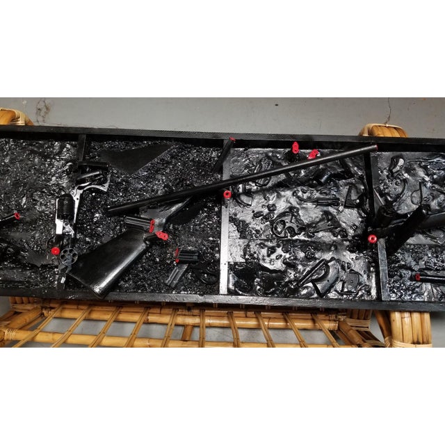 Abstract Artography Mixed Media Wall Sculpture by Pasqual Bettio For Sale - Image 4 of 8