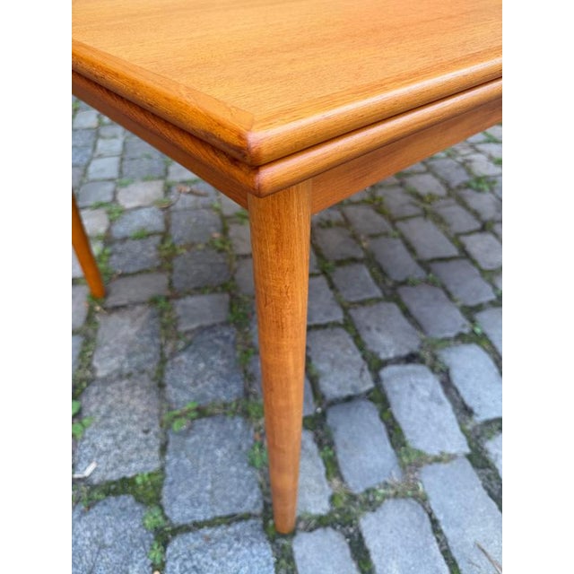 Extendable Oak Dining Table by AR Denmark, 1960s For Sale - Image 6 of 11