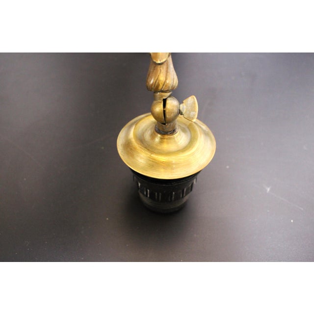 Scissor Wall Lamp in Bronze, 1930 For Sale - Image 6 of 18