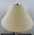 Mid-Century Modern Brass Table Lamp W Marble Base & Original Fabric Shade, Pair For Sale - Image 11 of 16