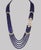 1000 Ct Natural Tanzanite Bead Five Strand Necklace + 4.5 Ct Diamond 14 K Y Gold For Sale - Image 17 of 18