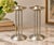 Mid-Century Modern Vintage Georg Jensen Denmark Candle Holders – Pair of Scandinavian Modernist Metal Candlesticks, Danish Mid-Century Style, 23 Cm For Sale - Image 3 of 3