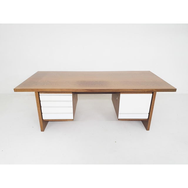 Large Wenge Desk attributed to 't Spectrum, Netherlands, 1960s For Sale - Image 10 of 18