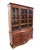 HIGH END VINTAGE Solid Mahogany Traditional Style 56" China Cabinet w. Bubble Glass 73.25" High 56.25" Wide 16.5" Deep We...