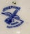 Ceramic Martha Washington Flow Blue Plate From an Original Miniature by Robertson - England For Sale - Image 7 of 8