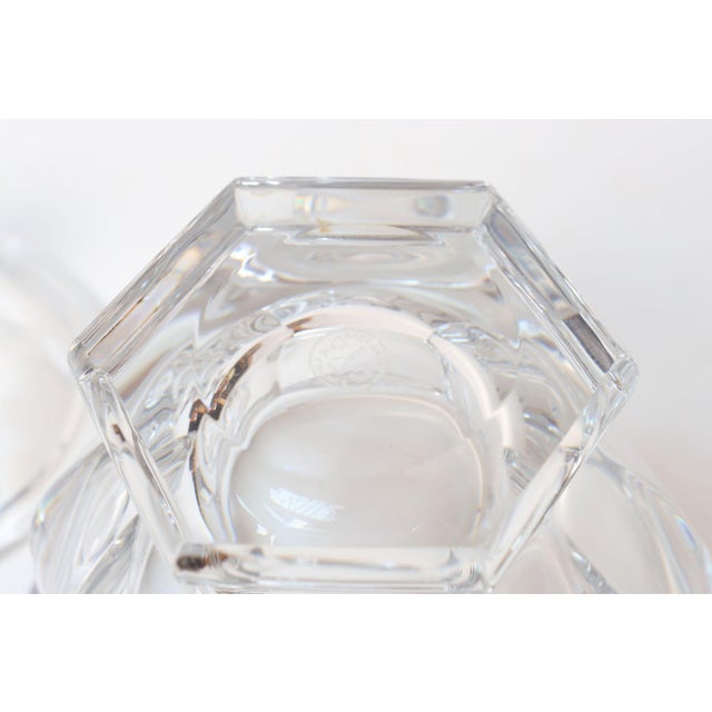 Vintage Baccarat Harcourt Missouri Crystal Lidded Sugar Bowl For Sale - Image 13 of 13