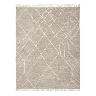 Large Hand-Knotted Wool Premium Rug by Azele Studio For Sale