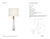 AERIN by Visual Comfort Signature Olsen Cordless Table Lamp in Alabaster with Linen Shade Designer: AERIN Height: 32.5"...