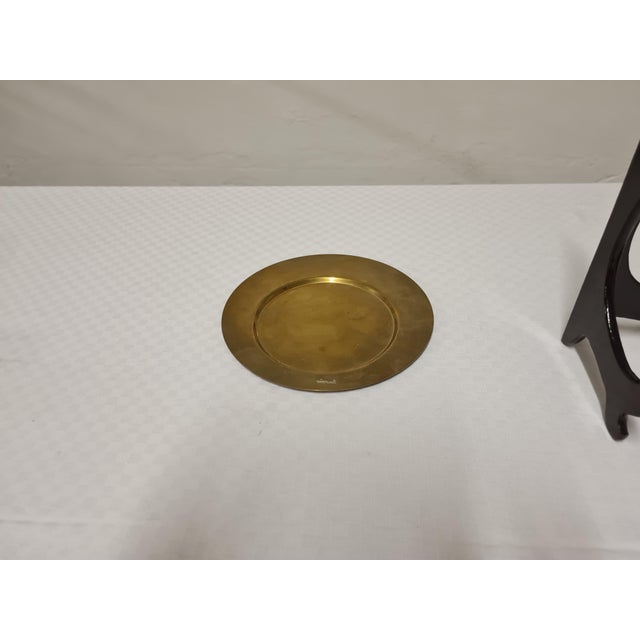 Brass Plate by Gio Ponti for Cleto Munari For Sale - Image 11 of 14