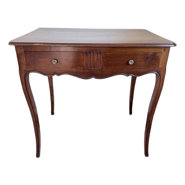 Antique Walnut French Transition Table For Sale