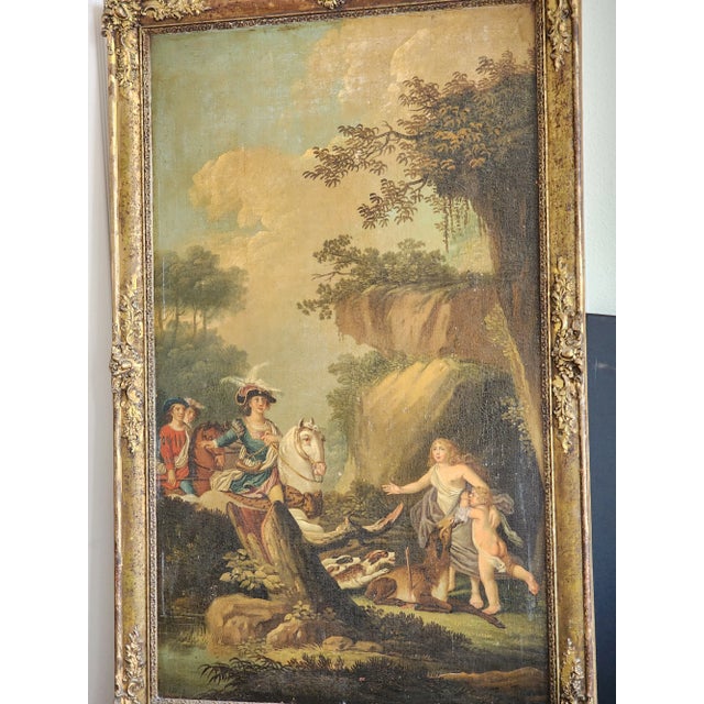 Stunning Antique French Trumeau mirror with fabulous patina. This has all the signs of having been made a few hundred...