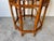 Vintage Burnt Bamboo Octagonal Brighton Pavilion-Style Side Table For Sale - Image 10 of 12