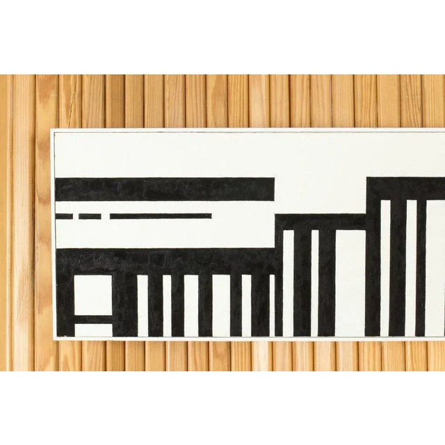 Lars Erik Falk, Abstract Composition, 1983, Painting For Sale - Image 4 of 6