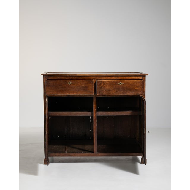 French Country Oak Buffet in Original Patina, Antique, France, Circa 1860 For Sale - Image 3 of 15