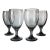 Vintage Libbey Classic Smoke Goblet Beverage Glasses - Set of 4 For Sale