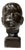 Mid-Century Danish Boy Head Bust in Glazed Ceramic by Johgus Bornholm, 1950s For Sale