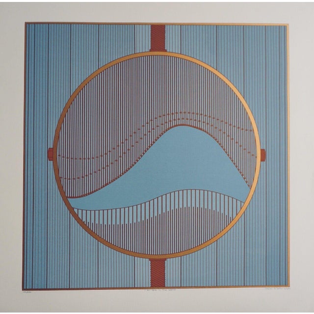 1980s Sharon Sutton I Am Here in the World Hand Signed Numbered Abstract Art For Sale