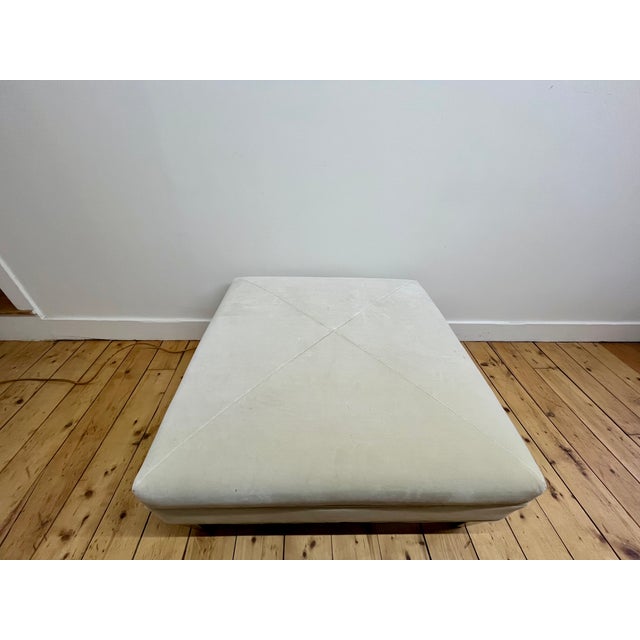 2020s Kravet Vassar Square Ottoman For Sale - Image 5 of 6
