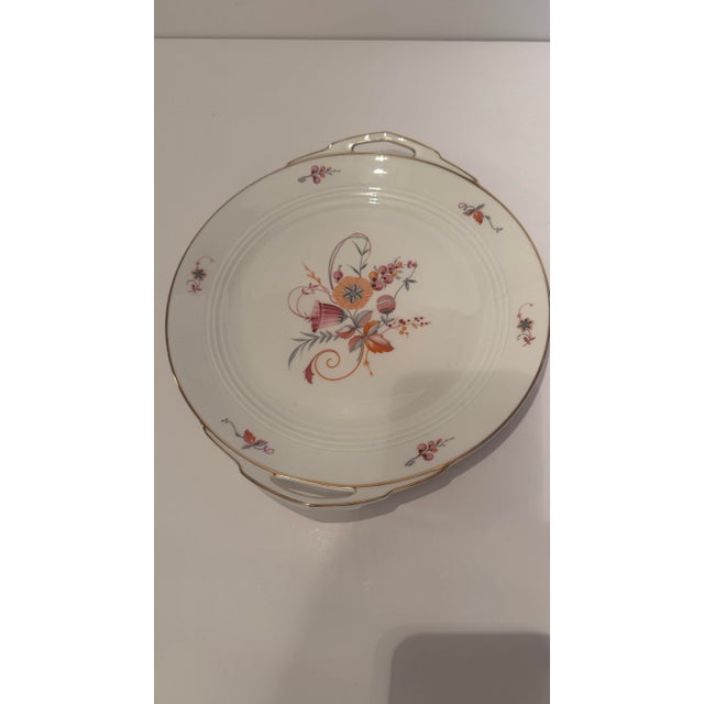 Art Deco Vintage Art Deco Rosenthal "Tirana" Handled Porcelain Cake Platter For Sale - Image 3 of 5