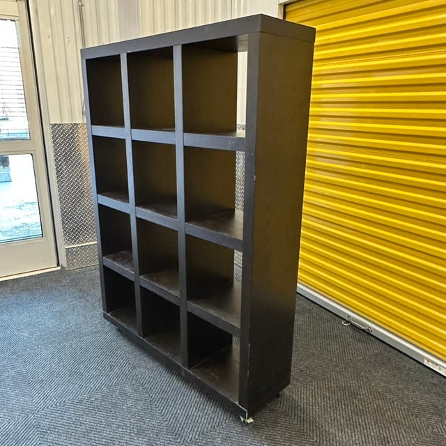 West Elm Rolling Bookcase, Attributed For Sale In New York - Image 6 of 9