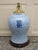 Chinese blue and white porcelain temple jar, c.1920’s Having a large bulbous body decorated in blue and white scrolls....