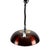 Mid-Century Modern Red Metallic and Chrome Pendant Lamp, 1970s For Sale - Image 3 of 8
