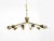 Mid-Century Brass 12-Armed Chandelier with Opal Glass Shades, 1950s For Sale - Image 14 of 18
