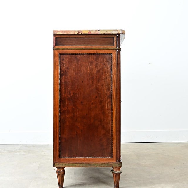 Early 19th Century French 19th Century Birdseye Maple and Marble Top Buffet For Sale - Image 5 of 17