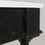 French 19th Century France Black Wood Console Table For Sale - Image 3 of 11