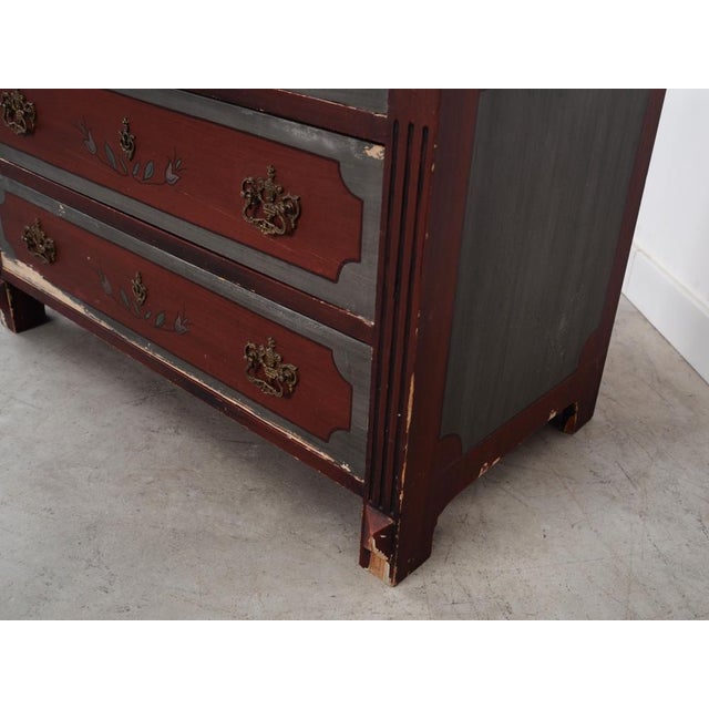 Danish Pine Chest of Drawers, 1950s For Sale - Image 9 of 14