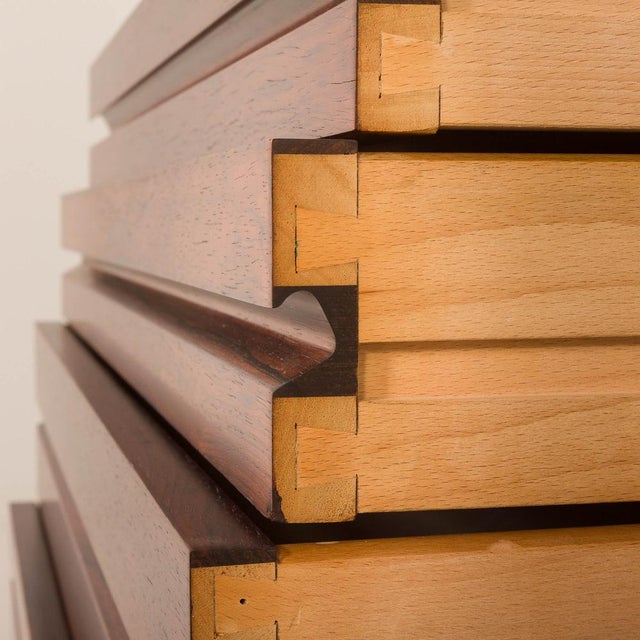 Three-Bay Rosewood Wall Unit by Poul Cadovius for Cado, 1960s For Sale - Image 15 of 18