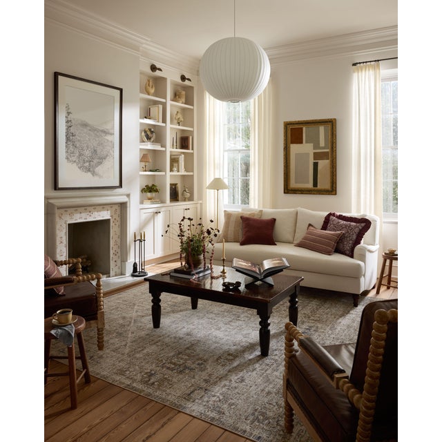 Chris Loves Julia x Loloi Ida Slate / Natural 2'-7" x 8'-0" Runner Rug For Sale In Dallas - Image 6 of 6