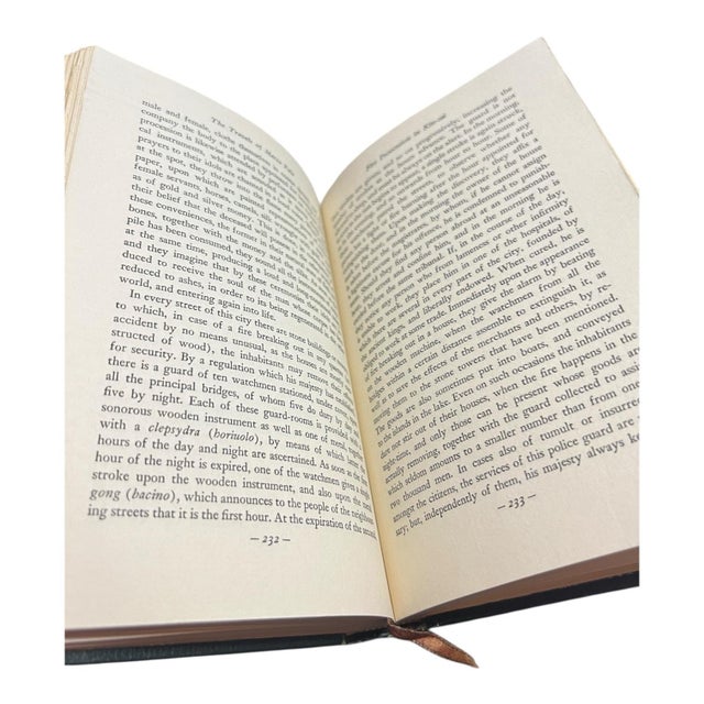 The Travels of Marco Polo the Venetian International Collectors Library 1948 Translated William Marsden Re-Edited Thomas Wright Illustrated Jon Corbin For Sale - Image 9 of 10