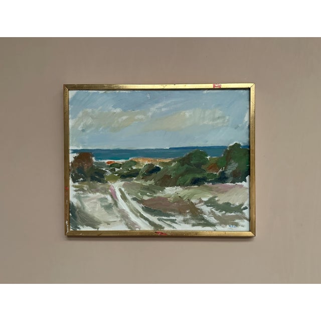Knut Måsö, from Kettelvik, Gotland, 1950s, Oil on Canvas, Framed For Sale - Image 6 of 12