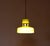 Green Glass Hanging Lamp with Copper Details by Victor Berndt for Flygsfors, Sweden, 1970s For Sale - Image 3 of 9
