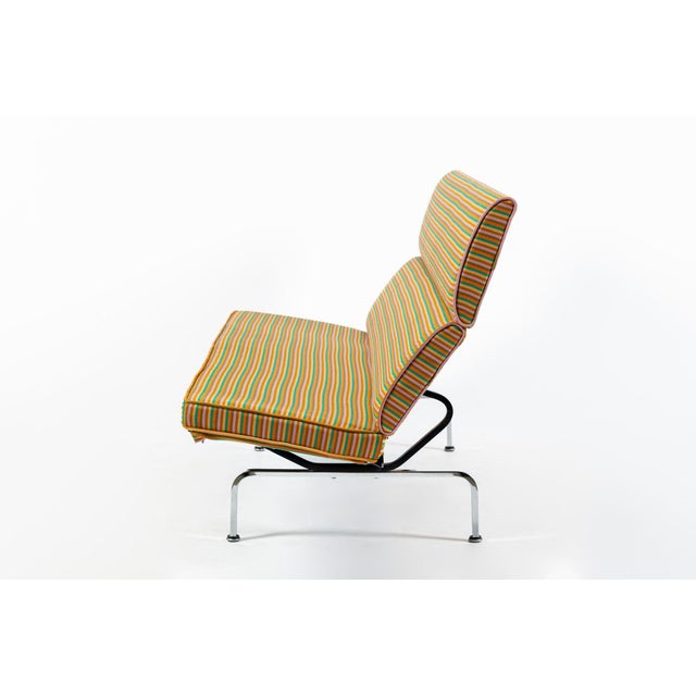 Herman Miller Mid Century Eames Herman Miller Sofa Compact, Alexander Girard Maharam Fabric, 2 Available For Sale - Image 4 of 17