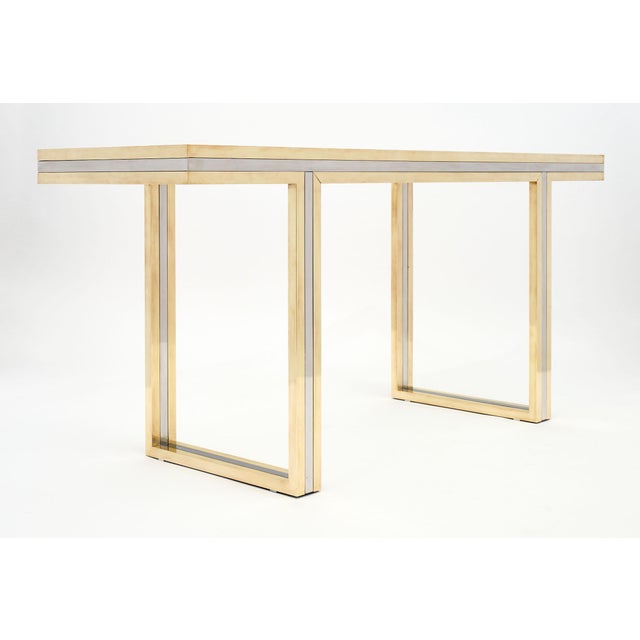 Modern 1970s Romeo Rega Signed Console Table For Sale - Image 3 of 10
