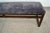 2000’s Postmodern Sled Bench in Chenille For Sale - Image 10 of 12