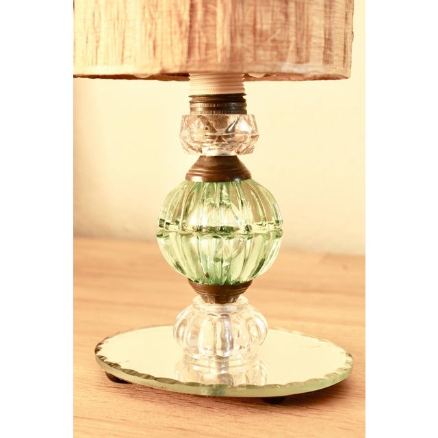Art Deco Cut Glass Table Lamp, 1920s For Sale - Image 3 of 6