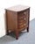 Dixie Dixie Furniture Solid Mahogany Traditional Duncan Phyfe Style 20" Two Drawer Nightstand 965 For Sale - Image 4 of 14