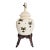 Vintage Ginger Jar Palm Tree Motif Table Lamp For Sale