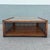 Vintage Boho Chic Cane and Oak Glass Top Coffee Table For Sale - Image 4 of 9