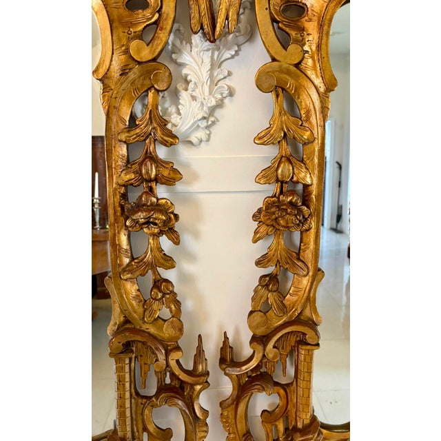 Antique Giltwood Rococo Chinoiserie Wall Mirrors, 1880, Set of 2 For Sale - Image 16 of 17