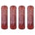 Mid-Century Italian Pink Murano Glass Wall Sconces, 1990s, Set of 4 For Sale - Image 17 of 17