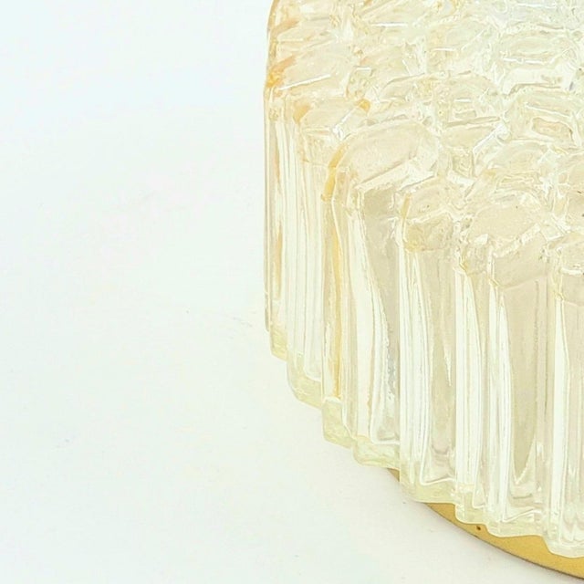 Mid-Century Modern Amber Bubble Glass Wall Lights by Helena Tynell for Limburg, Germany, 1970s For Sale - Image 4 of 10