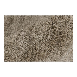 Rug & Kilim’s Contemporary Textural Rug in Beige-Brown Tones and Striae For Sale