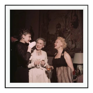 Hepburn and Friends 1961 by Slim Aarons Framed C-Print For Sale